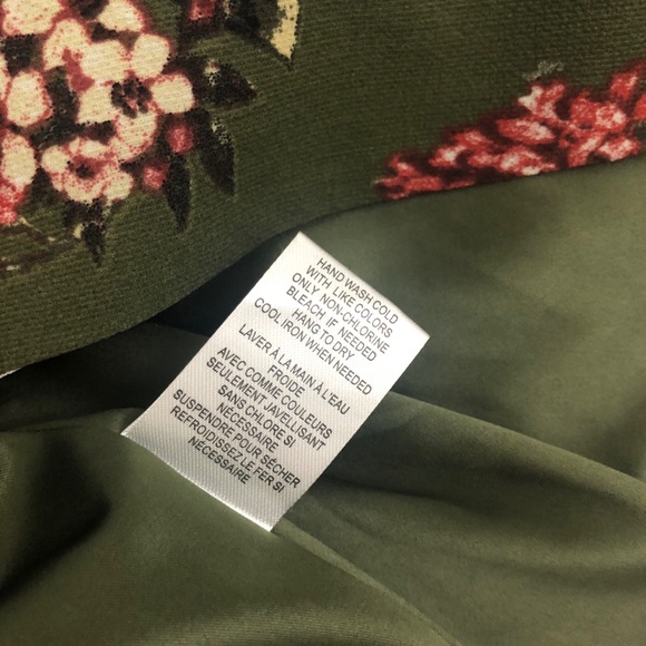 SOLD! DR2 Daniel Rainn Green Floral Print Blazer - Picture 8 of 10